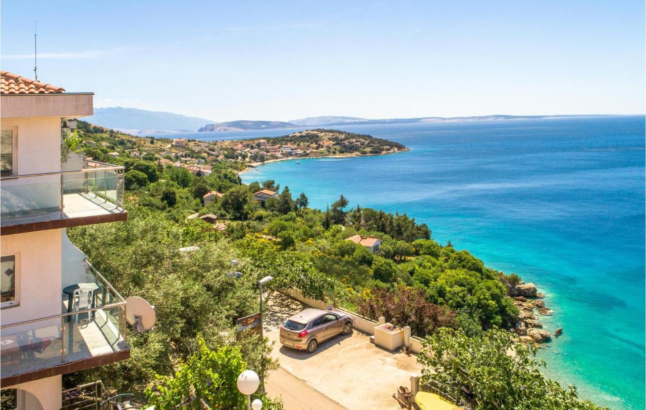 Stunning apartment in Stara Baska 1 with WiFi Bagian luar foto